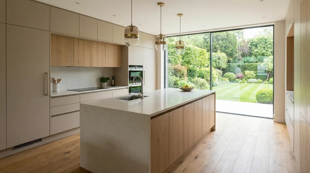 Тренды мебельных фасадов 2026: матовые текстуры и природные оттенки